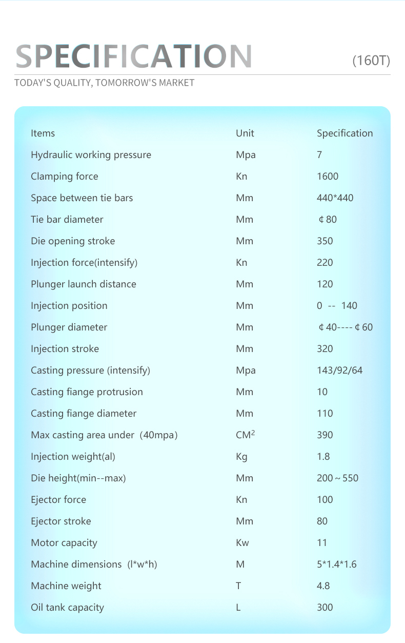 LH-CDC Die Casting Machine Machine de moulage sous pression LH-CDC