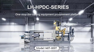 Machine de moulage sous pression horizontale en aluminium de zinc de chambre froide de LH-HPDC-1100T 