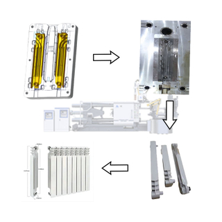 Ligne de production personnalisée pour radiateurs moulés sous pression en aluminium de haute précision et à haute étanchéité à l'air
