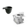 Creuset avec bec verseur pour four de coulée basculant
